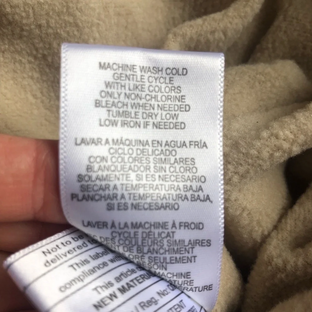 PERRY ELLIS Boy Brown‎ Tan Fleece Lined Quilted One Piece Baby Bunting Snowsuit - Picture 9 of 11